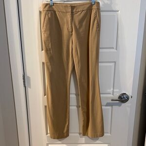LOFT Tan Flare Pants
